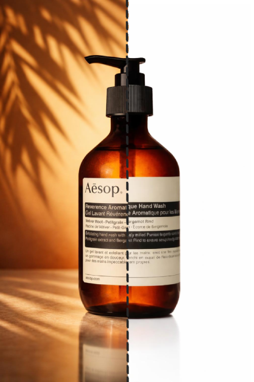 White background feature preview